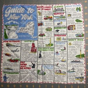 Vintage NewYork Souvenir Handkerchief